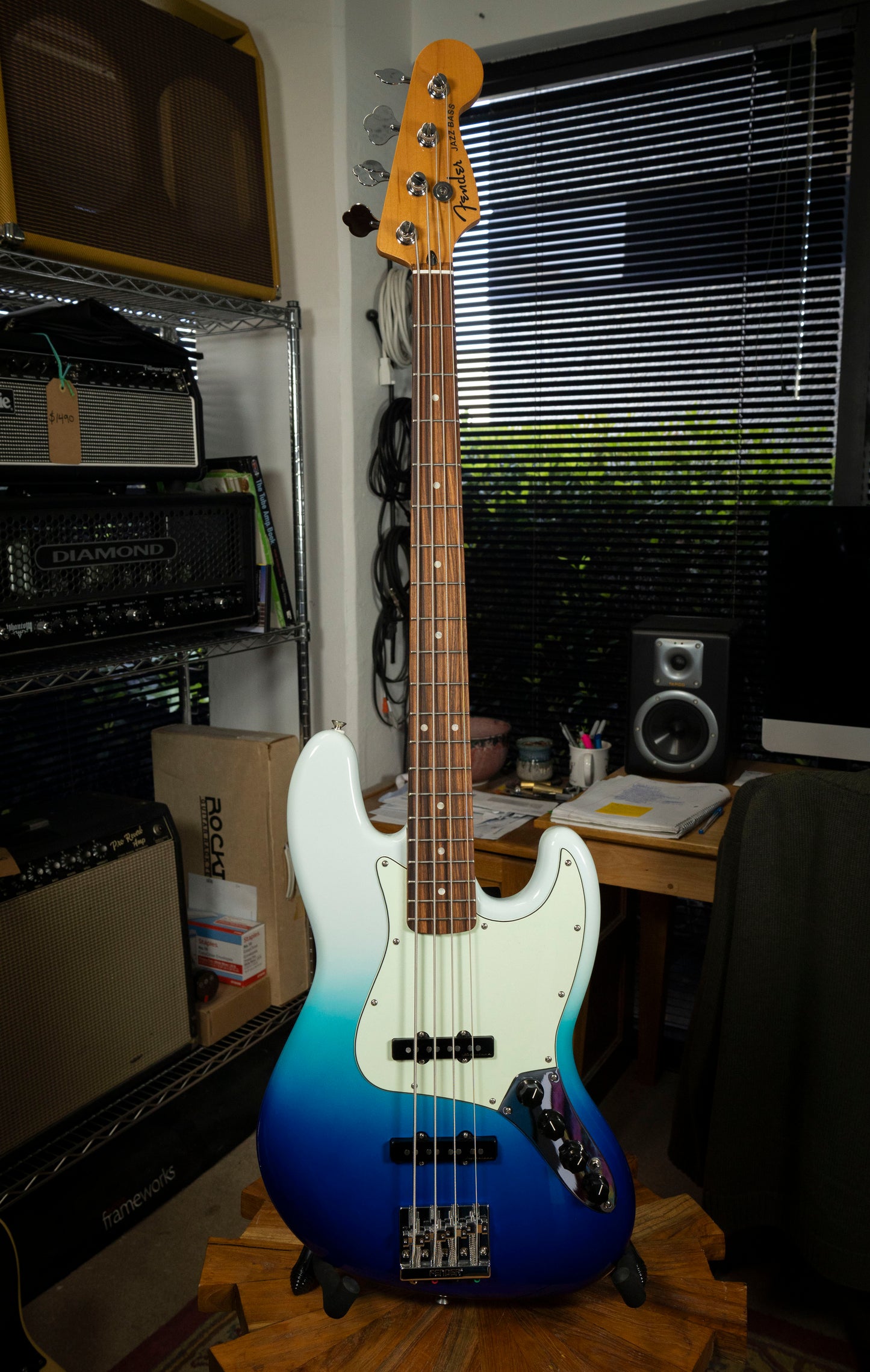 2021-Present Fender Player Plus with Pau Ferro Fretboard- Belair Blue
