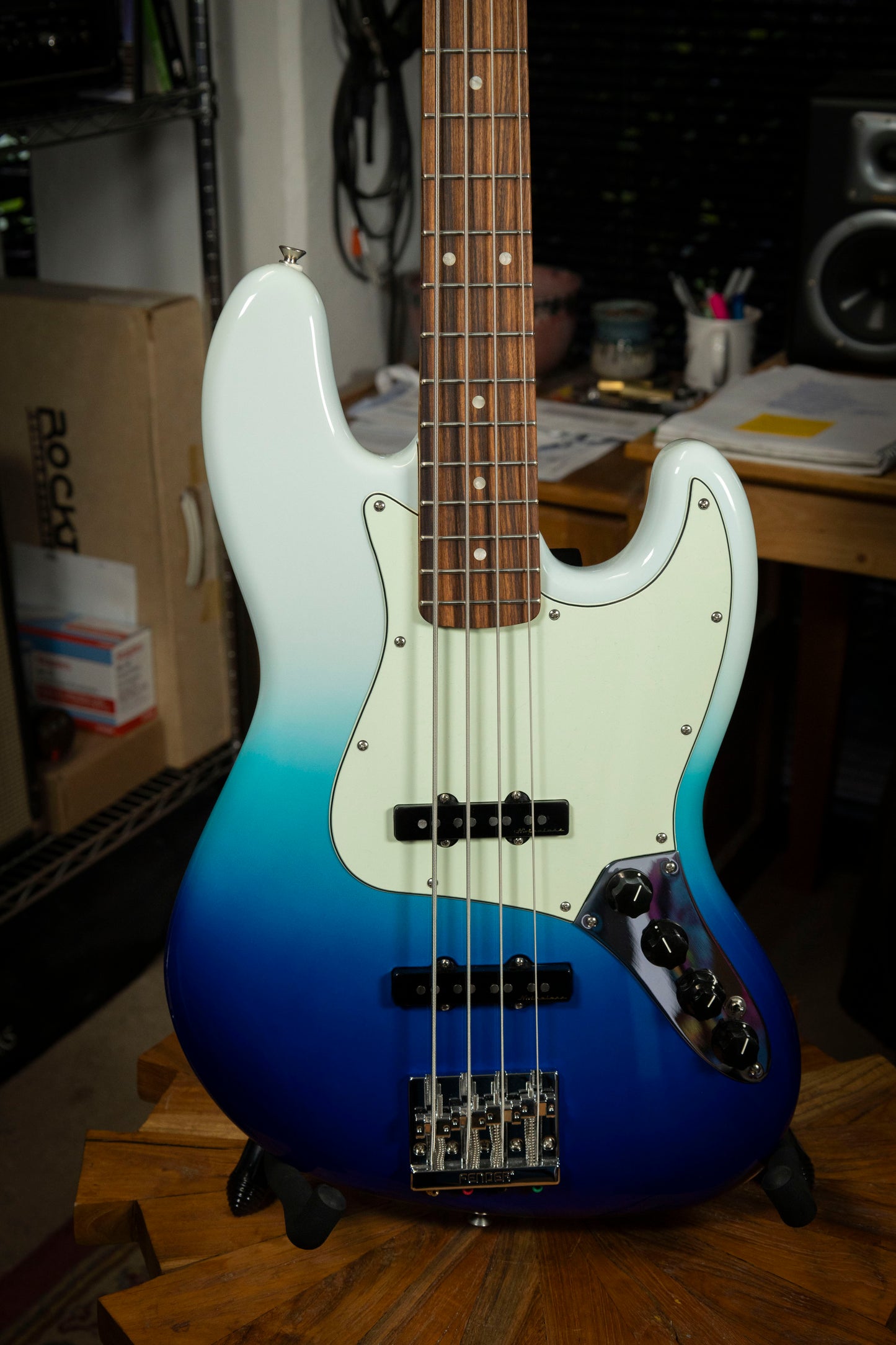 2021-Present Fender Player Plus with Pau Ferro Fretboard- Belair Blue