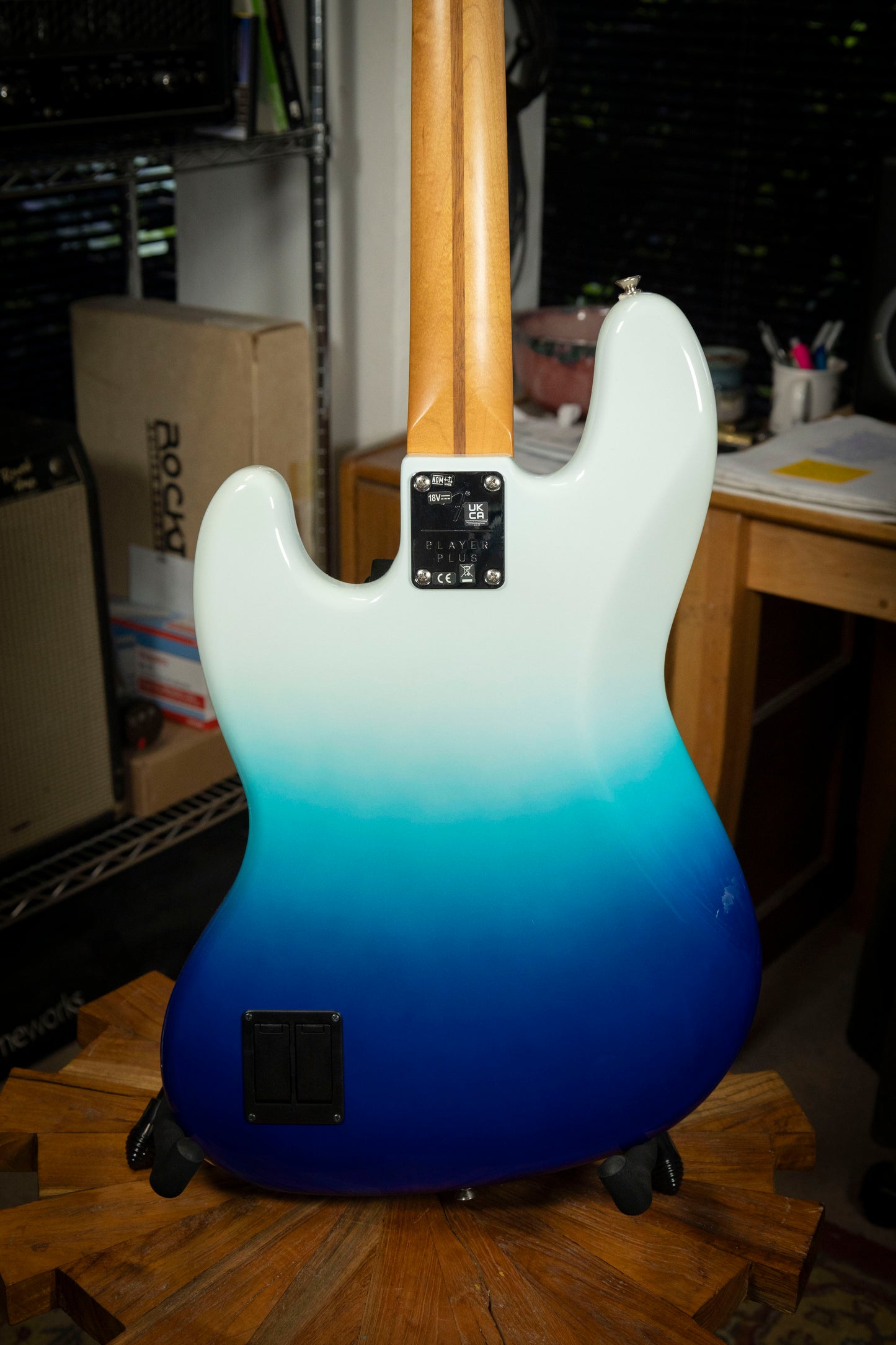 2021-Present Fender Player Plus with Pau Ferro Fretboard- Belair Blue