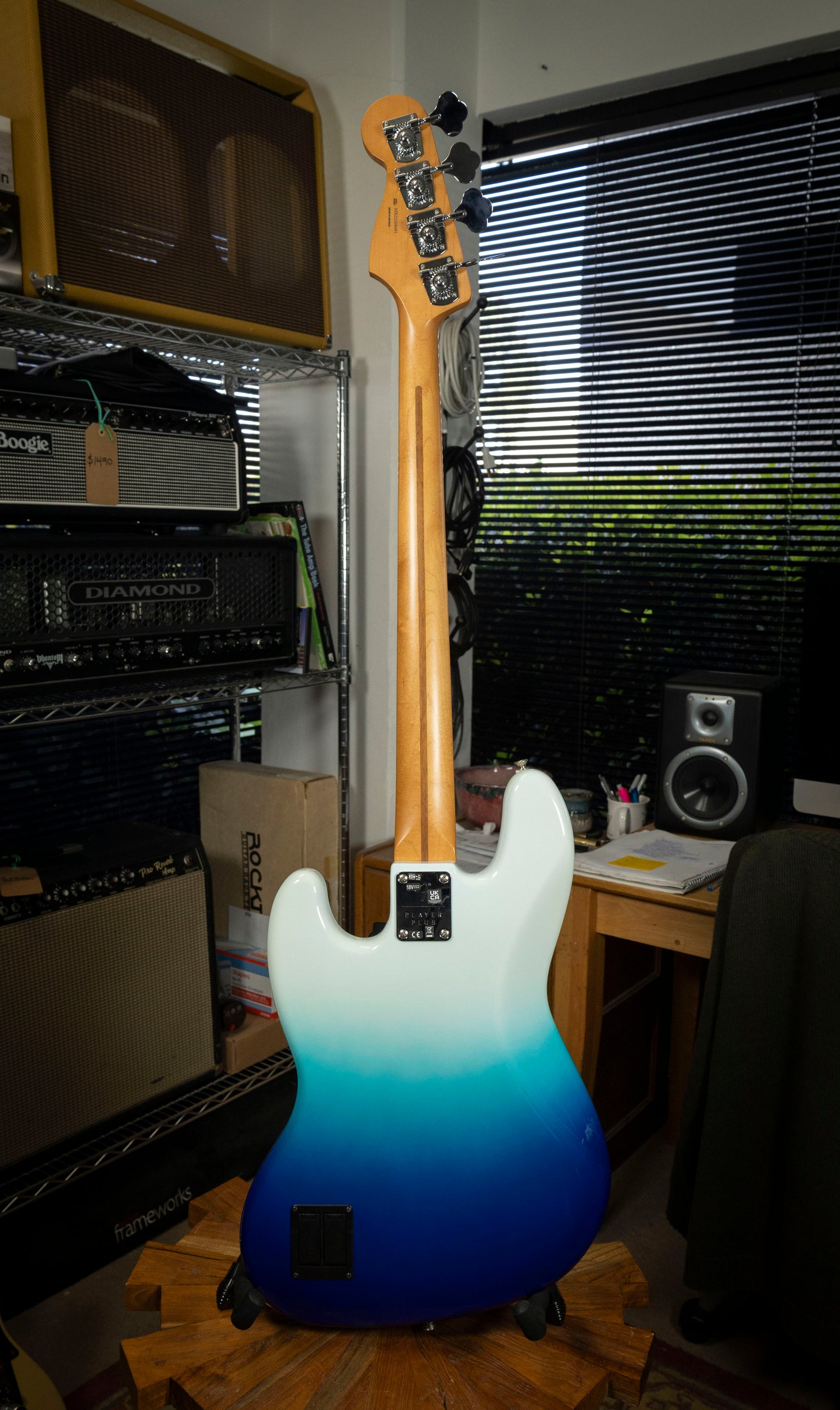 2021-Present Fender Player Plus with Pau Ferro Fretboard- Belair Blue