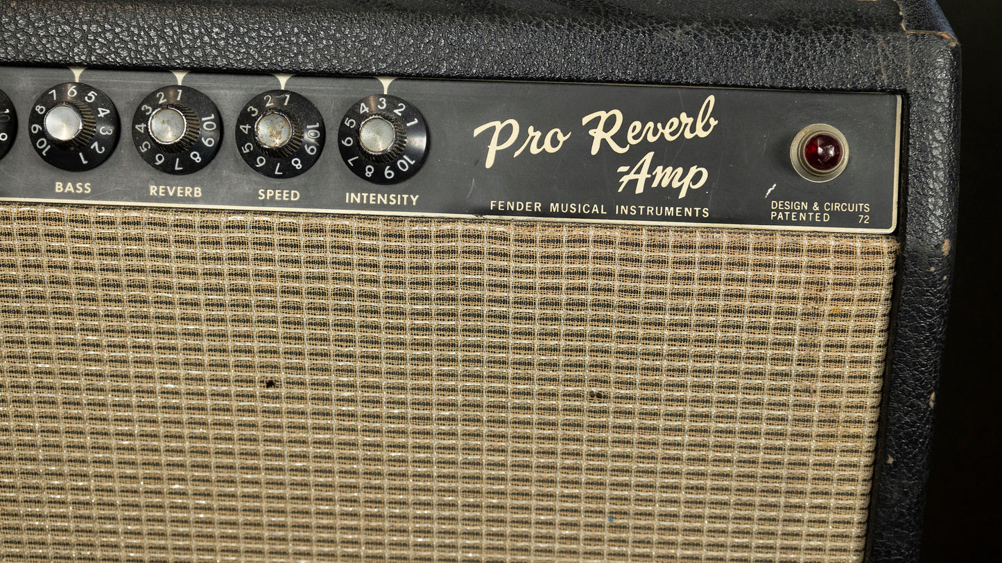 1965-1967 Fender Pro Reverb 2-Channel 40-Watt 2x12" Guitar Combo - Black Panel