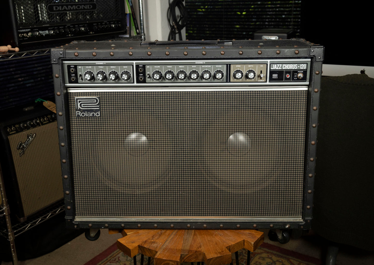 1994- Present Roland JC-120 Jazz Chorus 2-Channel 120-Watt 2x12" Guitar Combo - Black
