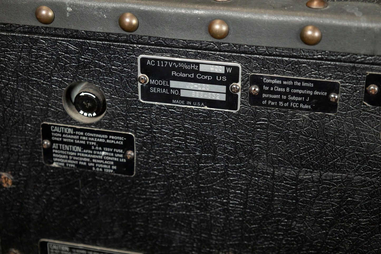 1994- Present Roland JC-120 Jazz Chorus 2-Channel 120-Watt 2x12" Guitar Combo - Black