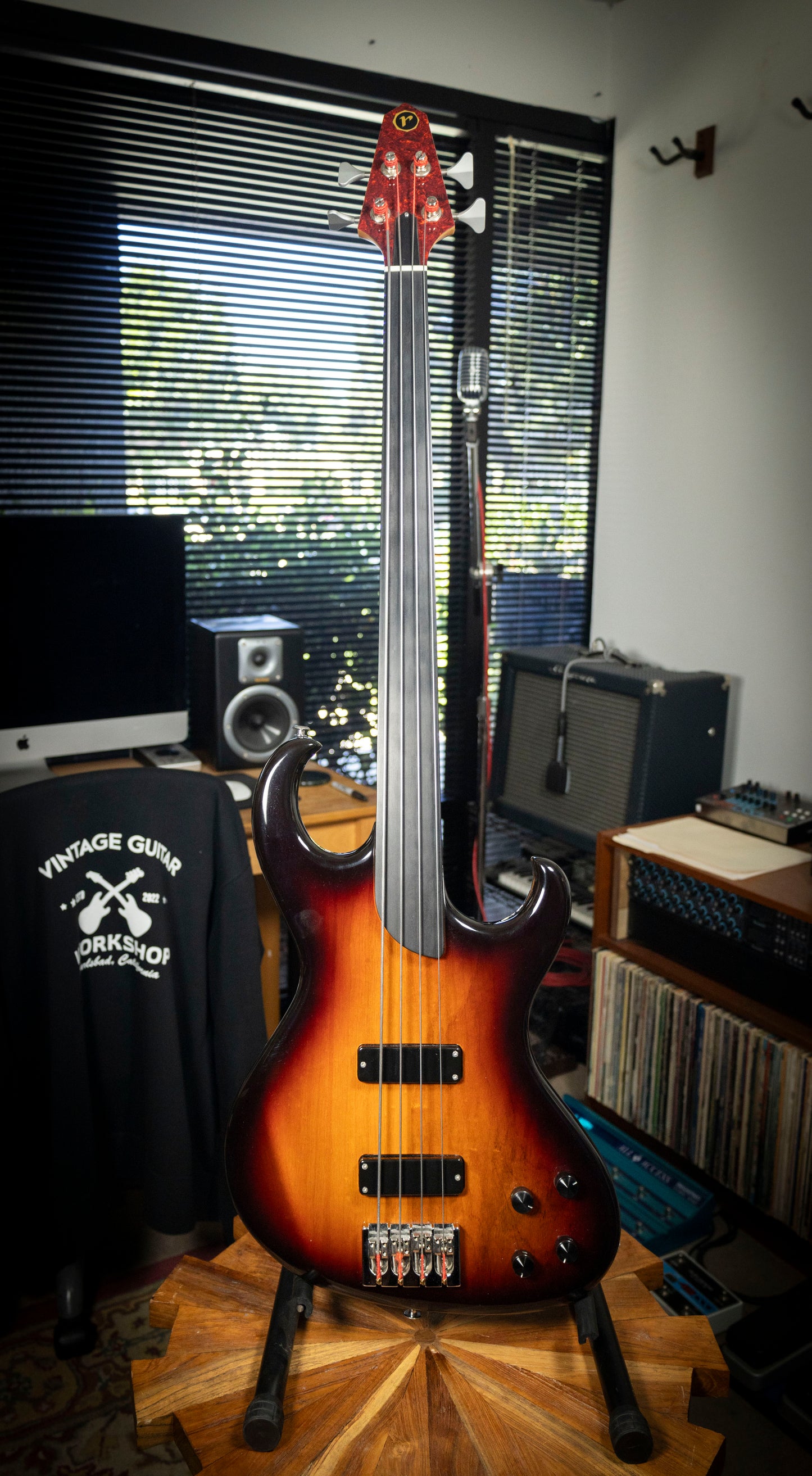1999 Rick Turner Electroline 434-Pmm Bass Sunburst