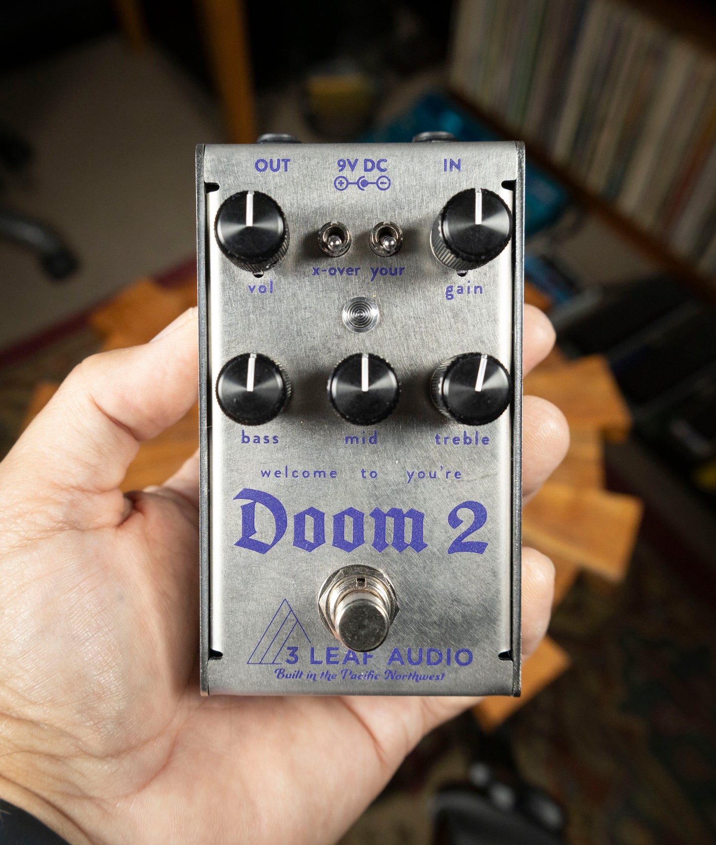 3Leaf Audio Doom 2 - Silver With Purple Script