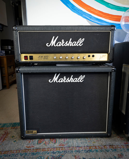 1989 Marshall JCM 800 with 1936 Cabinet