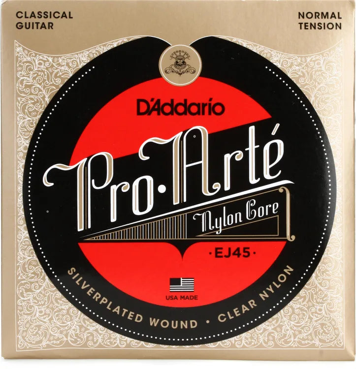 D'Addario 28-43 Pro Arte' Normal Tension Nylon Strings EJ45