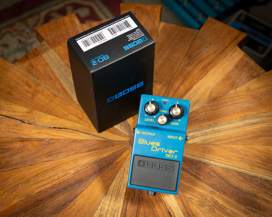 1995-Present Boss BD-2 Blues Driver (Silver Label)  - Blue