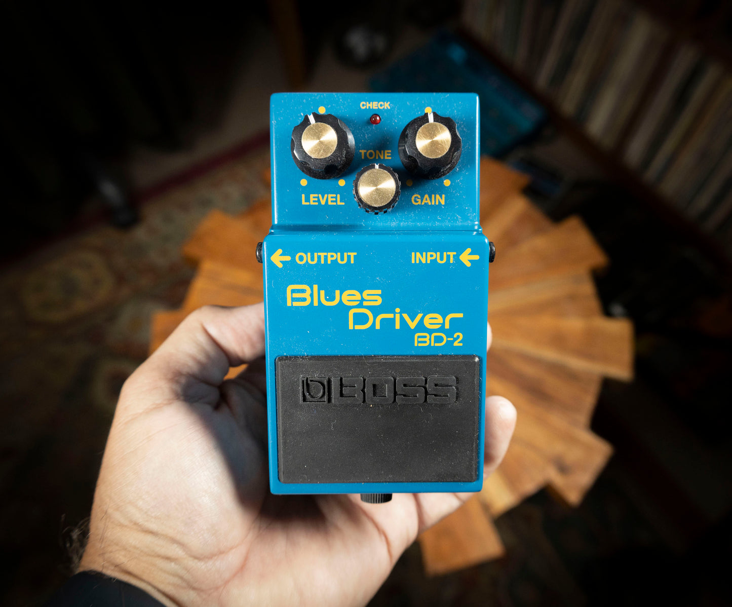 1995-Present Boss BD-2 Blues Driver (Silver Label)  - Blue