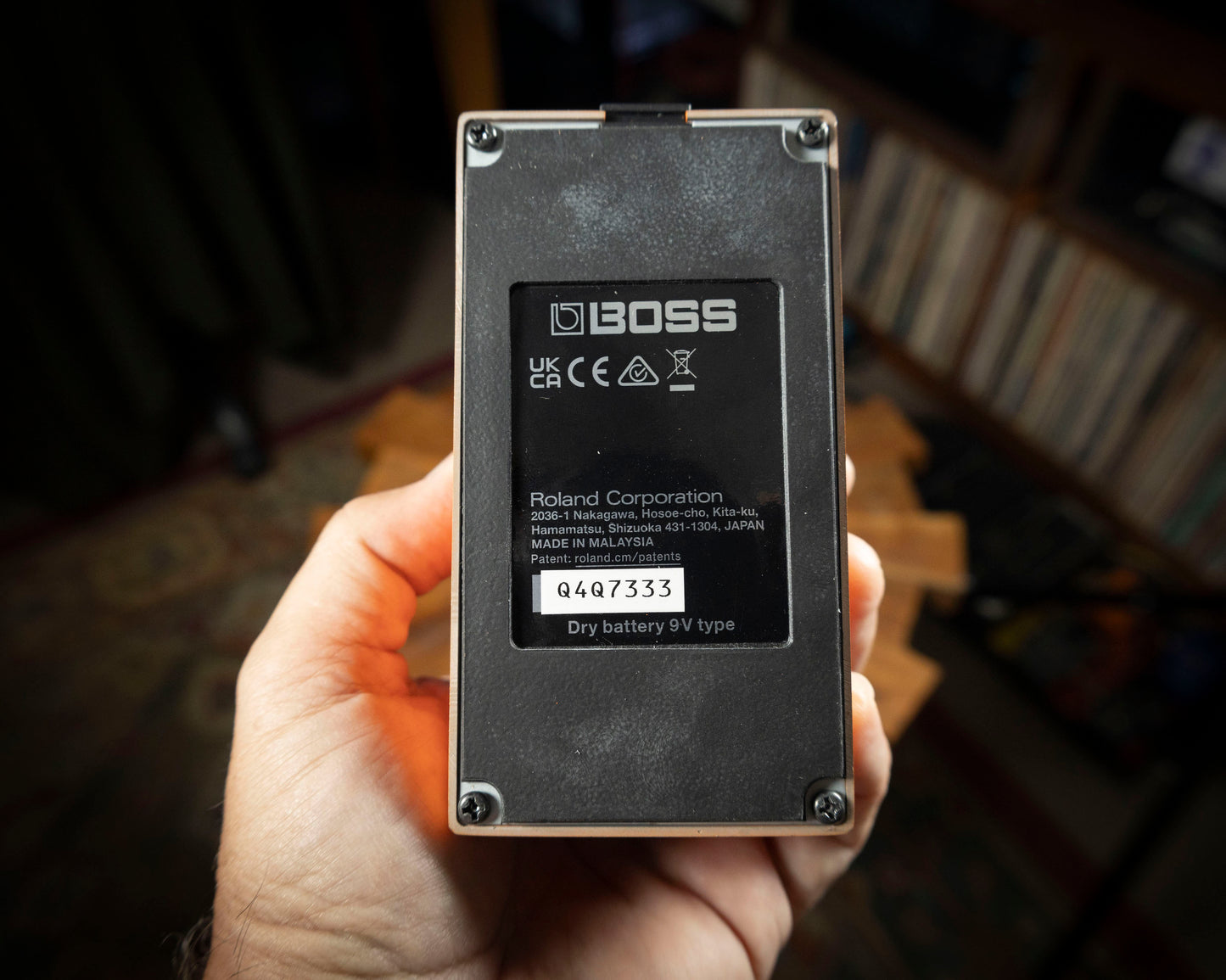 1994-Present Boss DS-1 Distortion (Silver Label)  - Orange