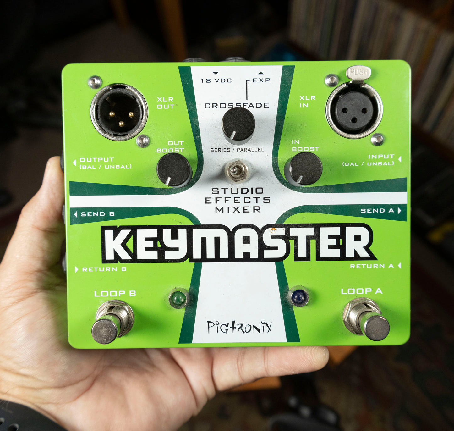 2010's Pigtronix Keymaster  - Green Graphic