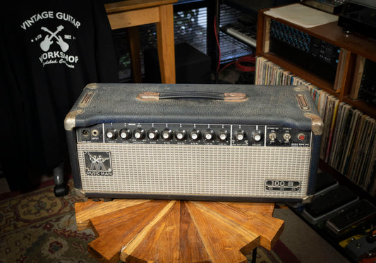 1982-1984 Music Man 100 B 100-Watt Bass Amp Head with Balanced Line Output - Black