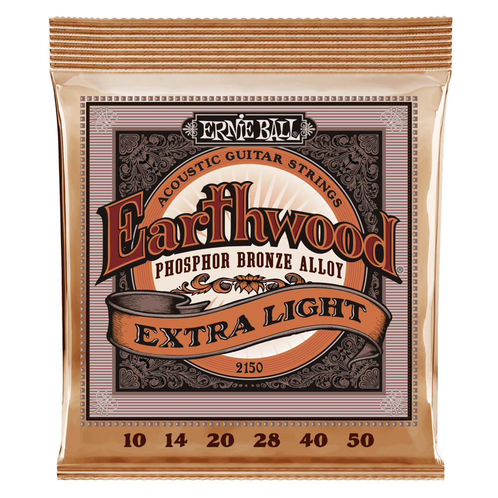 Ernie Ball 10-50 Earthwood Acoustic Strings 2150