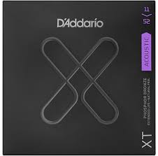 D'Addario 11-52 XT Phosphor Bronze Acoustic Strings