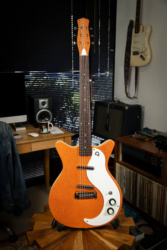 2024 Danelectro Mod 59 NOS+ Orange Metal Flake