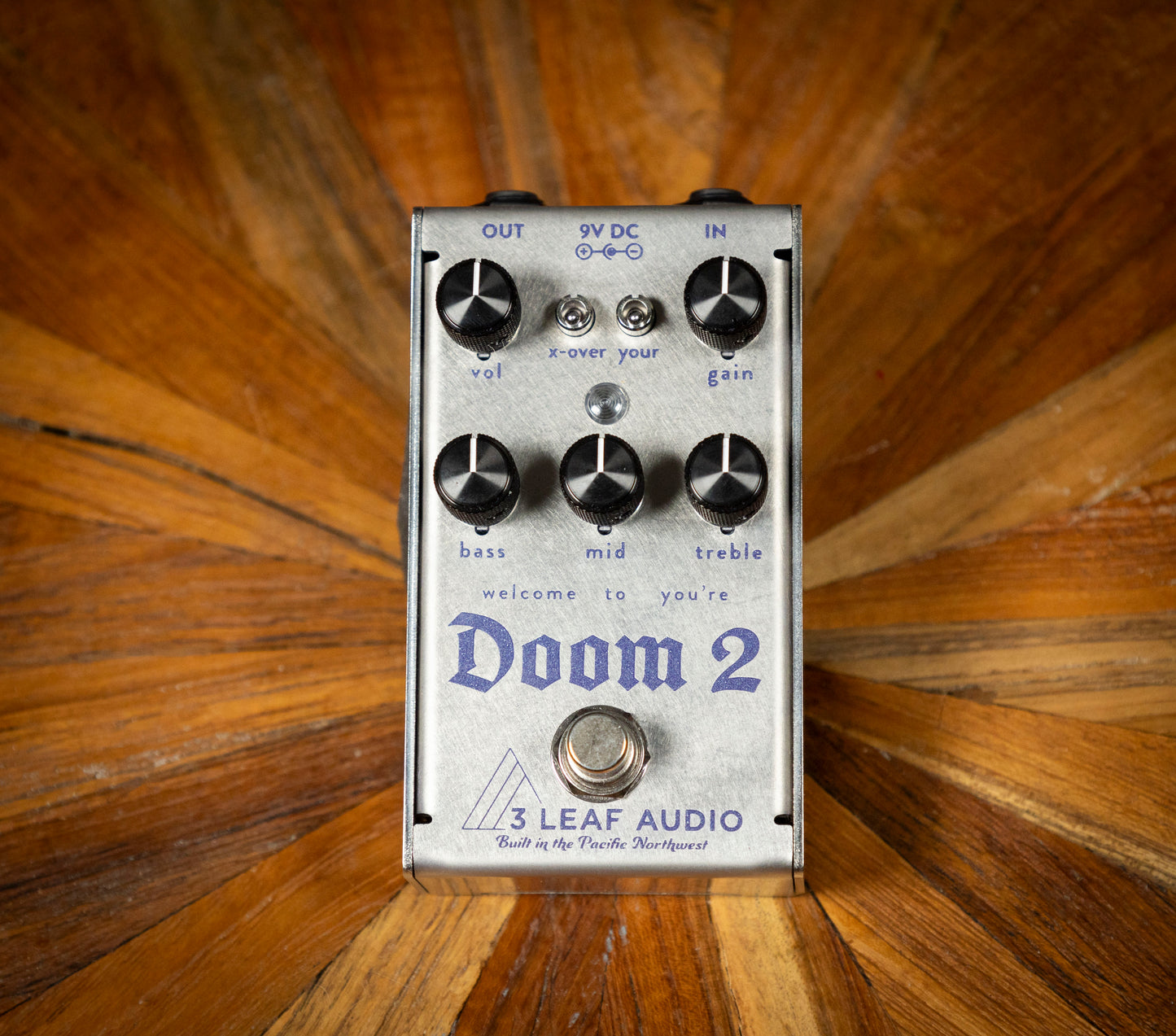 3Leaf Audio Doom 2 - Silver With Purple Script