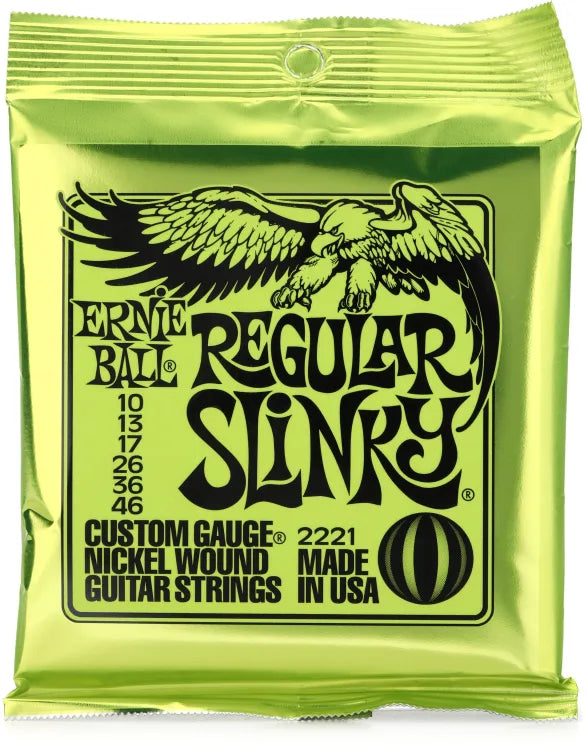 Ernie Ball 10-46 Regular Slinky Electric Strings 2221