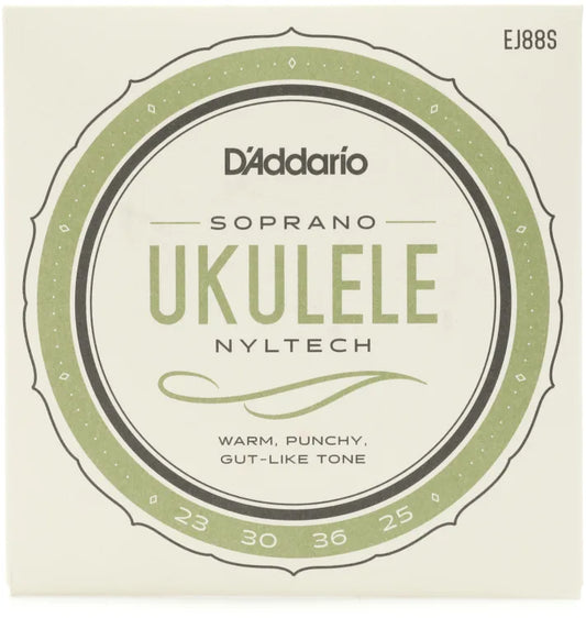 D'Addario 23-25 Soprano Ukulele Strings EJ88S