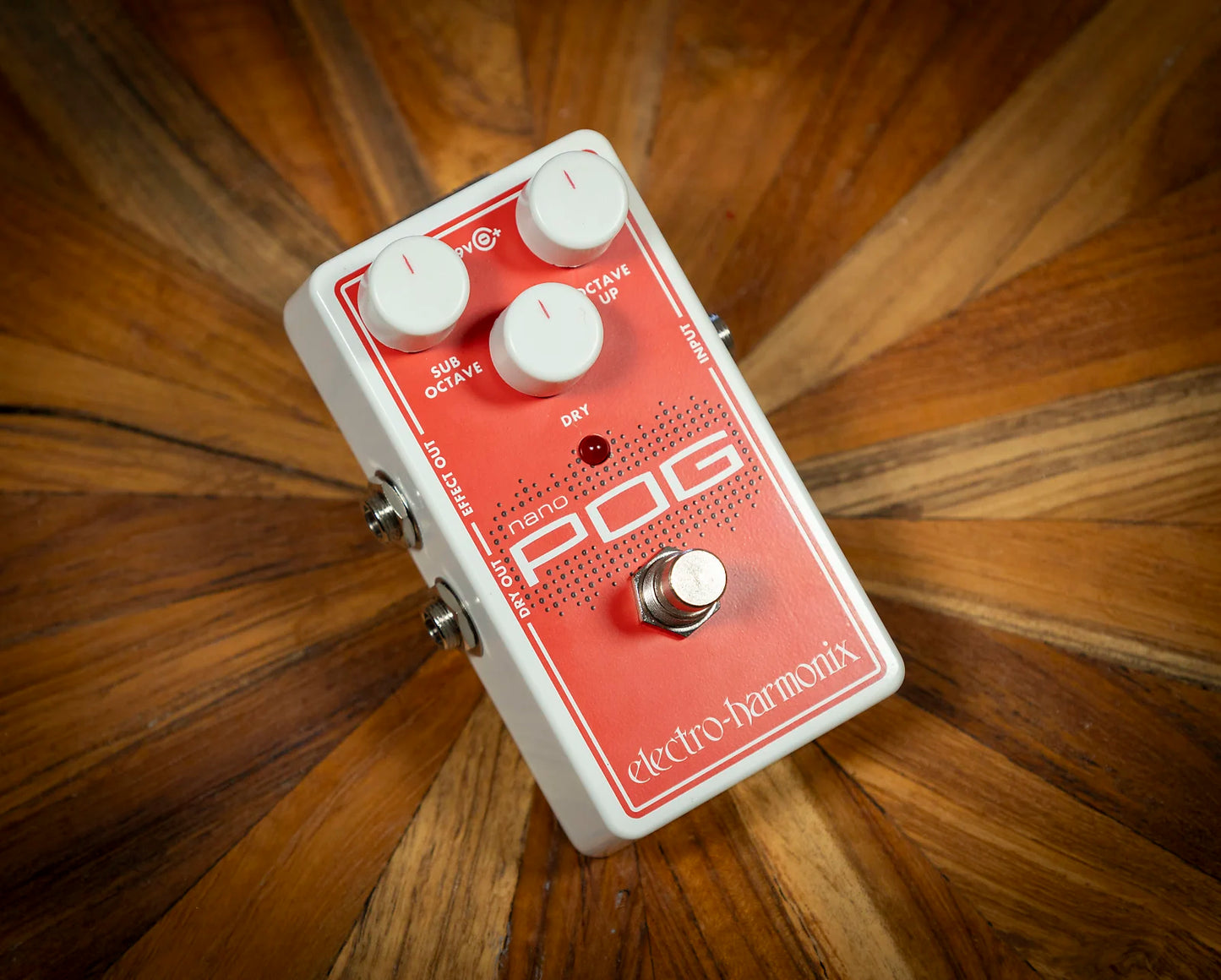 A - Electro-Harmonix Nano POG Polyphonic Octave Generator 2015 - Present - Red / White