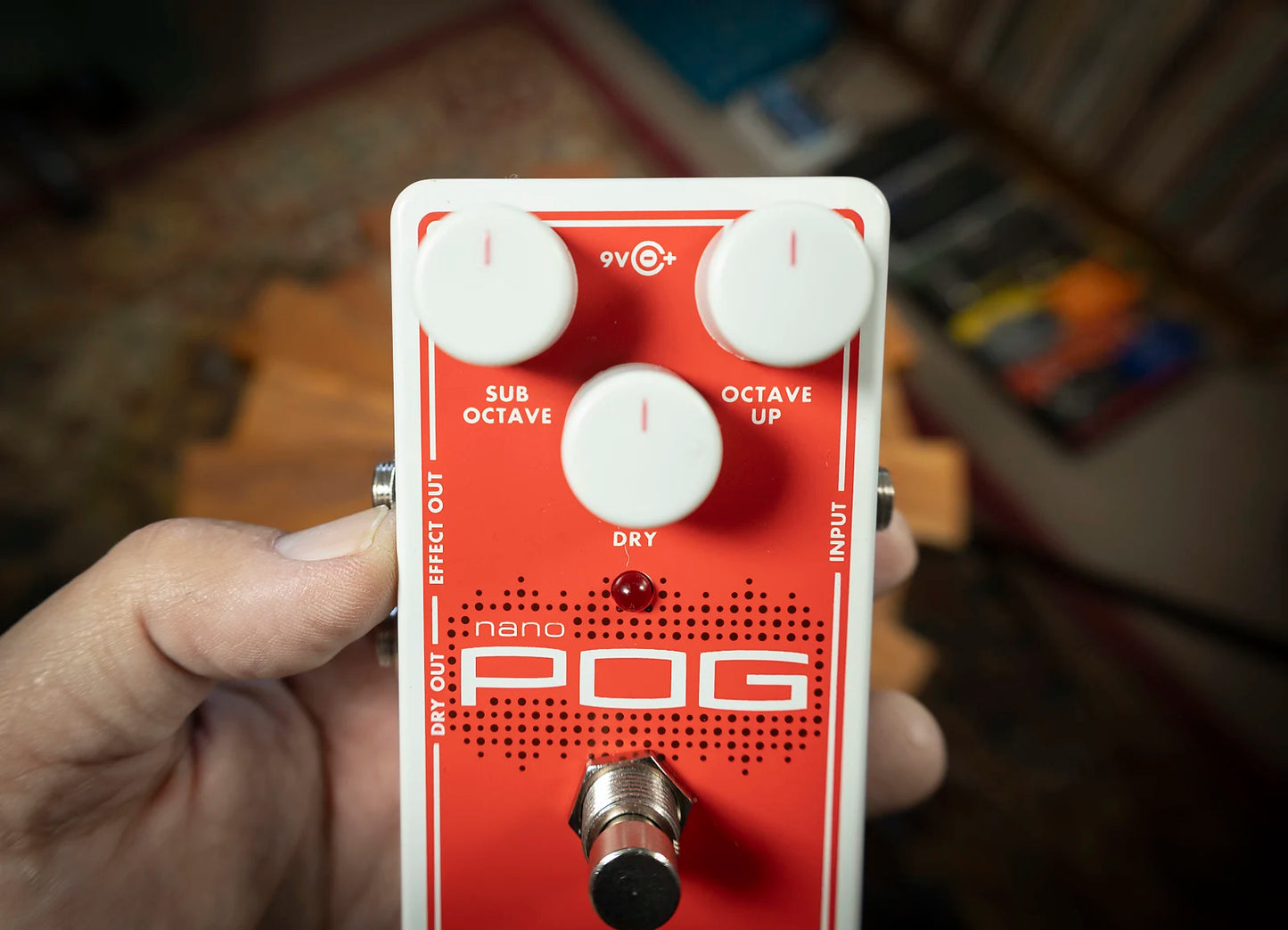 A - Electro-Harmonix Nano POG Polyphonic Octave Generator 2015 - Present - Red / White