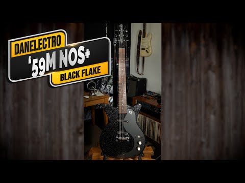 2024 Danelectro Mod 59 NOS+ Black Metal Flake