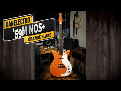 2024 Danelectro Mod 59 NOS+ Orange Metal Flake