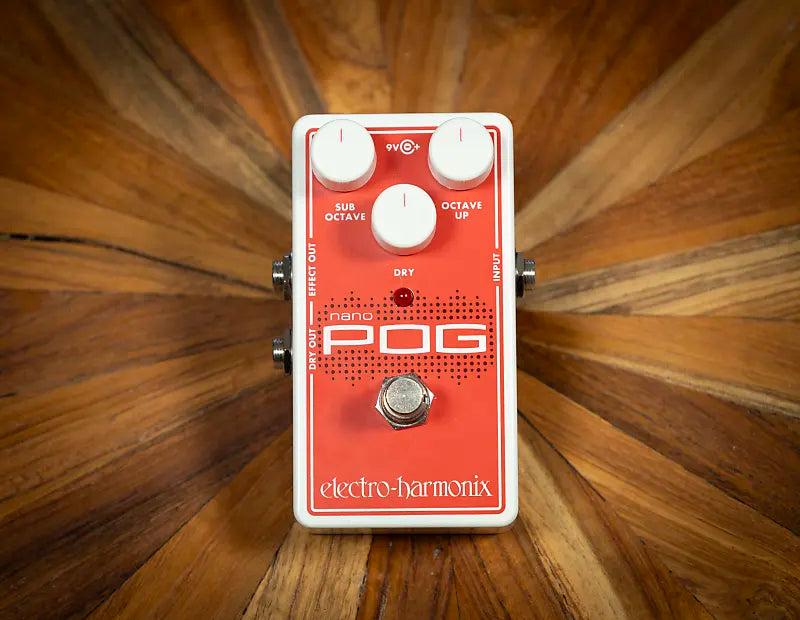 A - Electro-Harmonix Nano POG Polyphonic Octave Generator 2015 - Present - Red / White