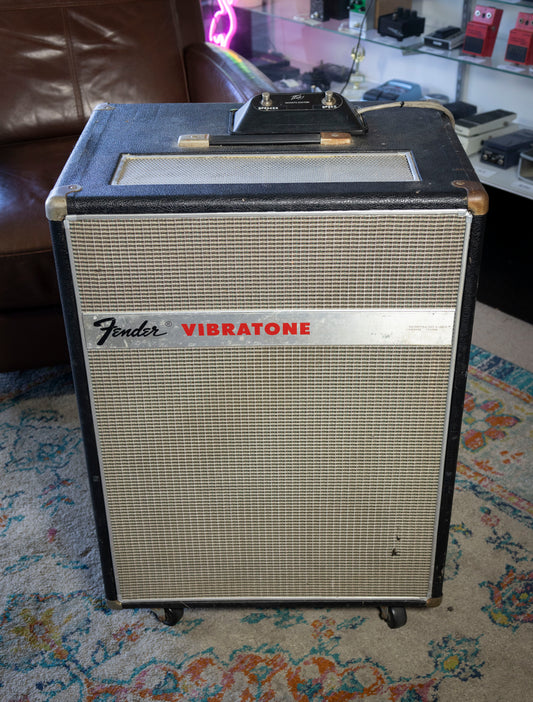 1967 - 1972 Fender Vibratone 1x10" Rotating Speaker Cabinet - Black