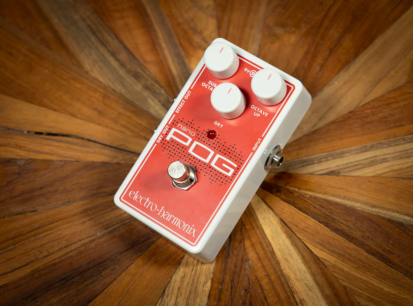 A - Electro-Harmonix Nano POG Polyphonic Octave Generator 2015 - Present - Red / White