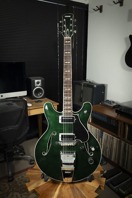 1970 Yamaha SA-50 Hollow Body - Dark Green